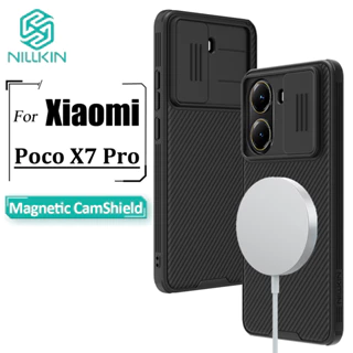 Nillkin Magnético Caso Para Poco X7 Pro CamShield Câmera Slider Proteção Capa Traseira À Prova De Choque