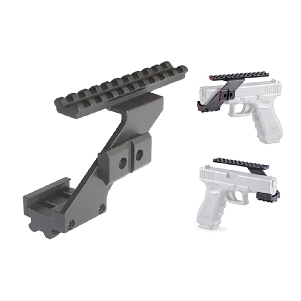 Mount Adaptador Trilho 20mm Pistola Glock Imbel Taurus metal