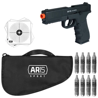 Pistola Pressão Co2 Wingun Rossi W119 4.5mm + Tático 4