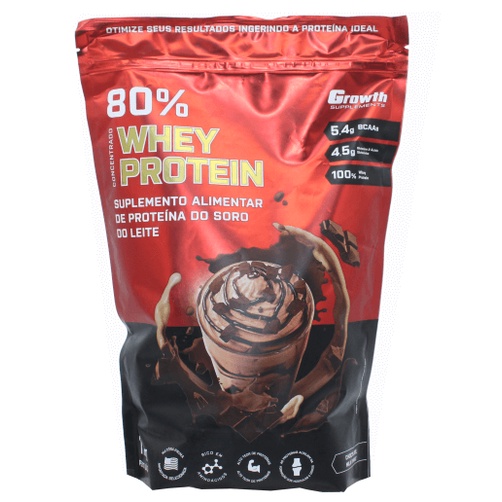 Whey Protein Growth 1kg Proteina Sabor Chocolate Milk Shake