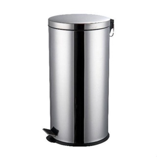 Lixeira em Aço Inox Brilhante 40L Coisas Coisinhas