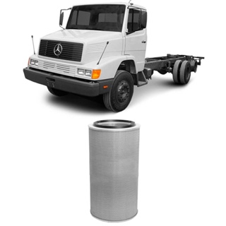 Filtro Ar Mercedes Benz 1418 Om366 89 A 2001 Metal Leve