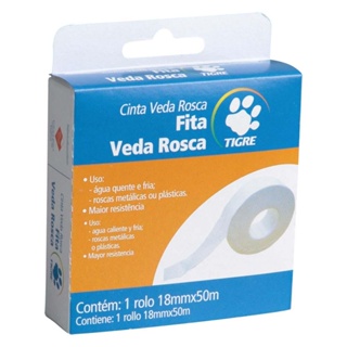 Fita Veda Rosca 1,8cm 50 metros Tigre