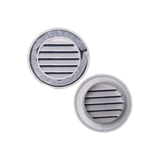 Kit com 12 grades de ventilação para armários 50mm branca WDB