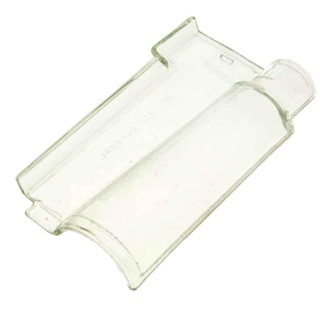 Telha Ibravir Portuguesa de Vidro 40x21cm 7,5mm Canapal Transparente