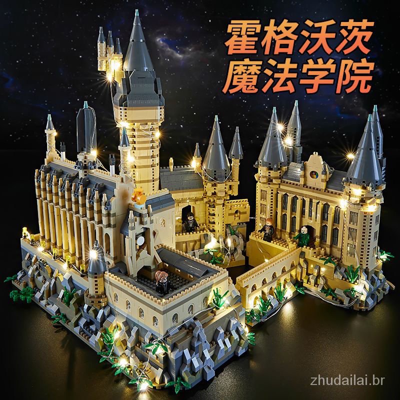 Compatível com Lego Castelo de Hogwarts Grande Harry Potter Dificuldade para Adultos LMVX