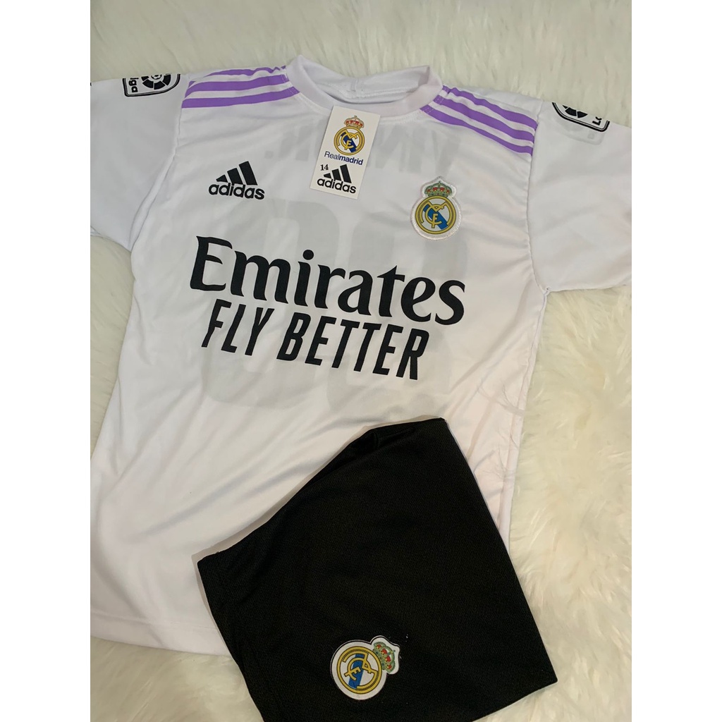 Conjunto INFANTIL Camisa+short do Real Madrid 22/23 + PROMOÇÃO