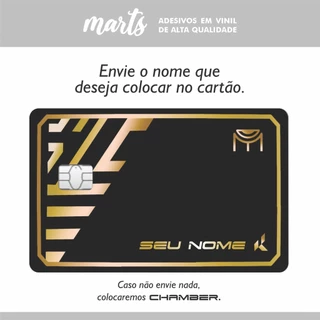Adesivo Película Chamber Valorant Personalizado Cartão de Crédito