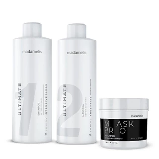 KIT ESCOVA PROGRESSIVA ULTIMATE 1L + MÁSCARA CAPILAR
