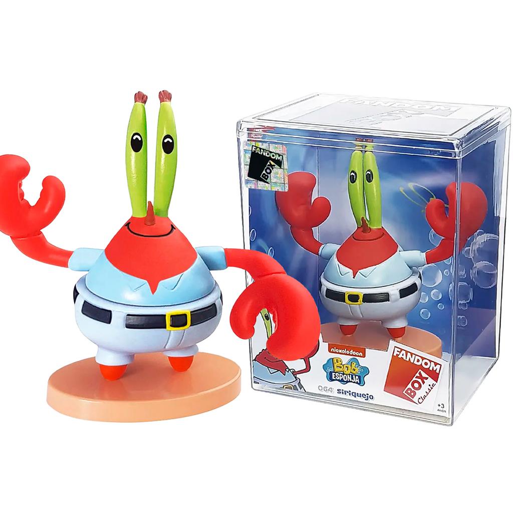 Seu Siriguejo Caranguejo Boneco Figura Fandom Box Bob Esponja 11cm  Miniatura Decorativa Colecionavel De Estante - Lider Brinquedos | Shopee  Brasil