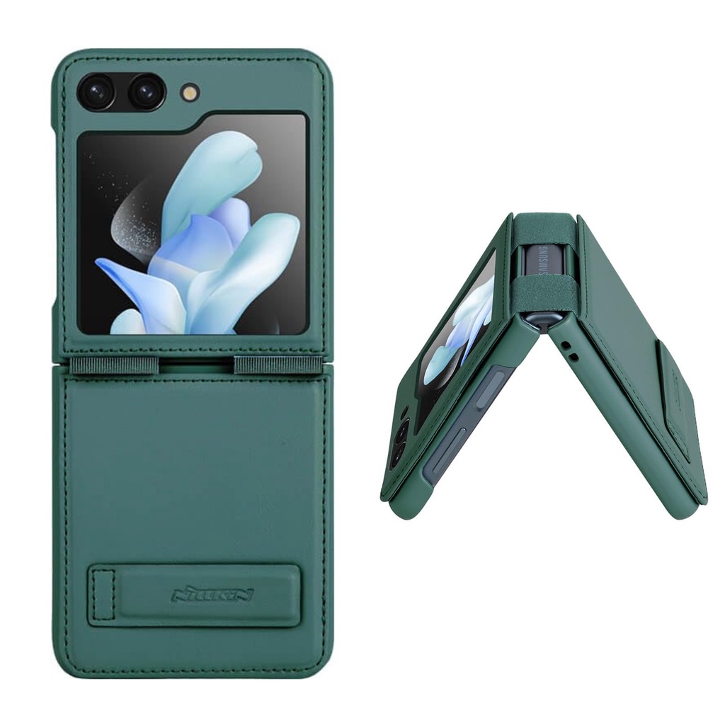 Capa Capinha Nillkin Qin Para Galaxy Z Flip 5 5g Case Couro