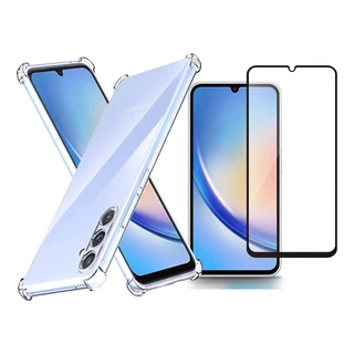 Capa Case Capinha Anti Impacto Para Galaxy A34 5G + Película 3D Vidro Temperado
