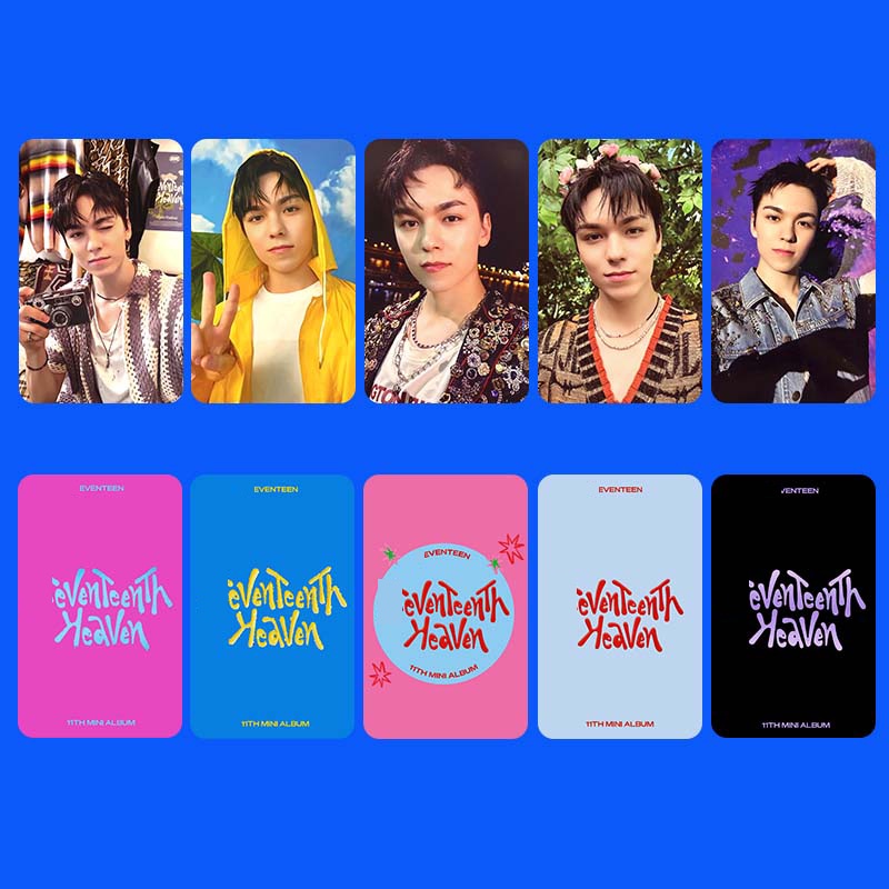 5-13pcs/set SEVENTEEN COMEBACK 11o Mini Álbum HEAVEN Photocards