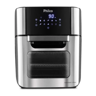 FRITADEIRA E FORNO PHILCO AIR FRYER TOUCH 12 Litros, OVEN, 1800W, 220V PFR2200P