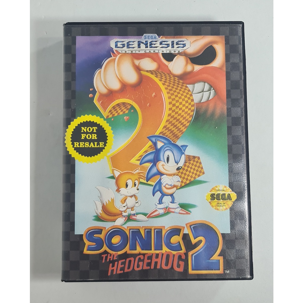 Jogo Sonic 2 mega drive original Shopee Brasil
