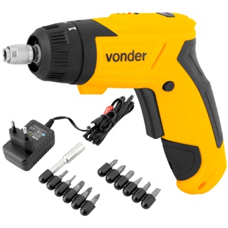 Parafusadeira Sem Fio Vonder 3,6V PBV120 Bivolt + Acessorios