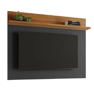 Painel Para TV Smart até 50 Polegadas NT 1185 Notável Preto/ Freijó Trend 1,35m