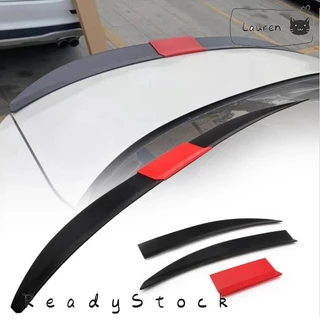Lauren Car Spoiler 3-Secções Traseiro Universal Ajustável Peças De Modificação Da Asa Traseira