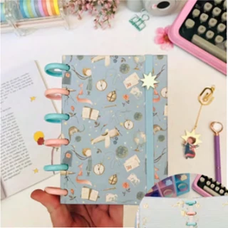 Caderno de Disco Buendia Pequeno Principe Tamanho A6 (10,5 x 14,8 cm) Folhas Decoradas BUENDIA PCD7293
