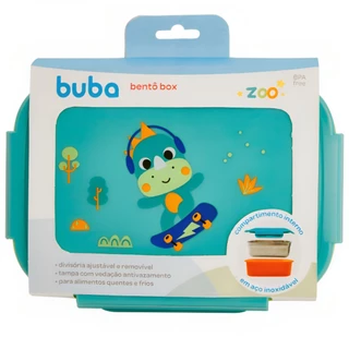 Bento Box Organizador Alimentos - Zoo Dino 17309 - Buba