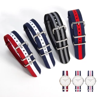 Bracelete De Nylon Da Moda Para Relógio Samsung/huawei 18mm 20mm 22mm Compatível Com O Galaxy 4 40mm 44mm/Gear S2 classic gt 2 42mm