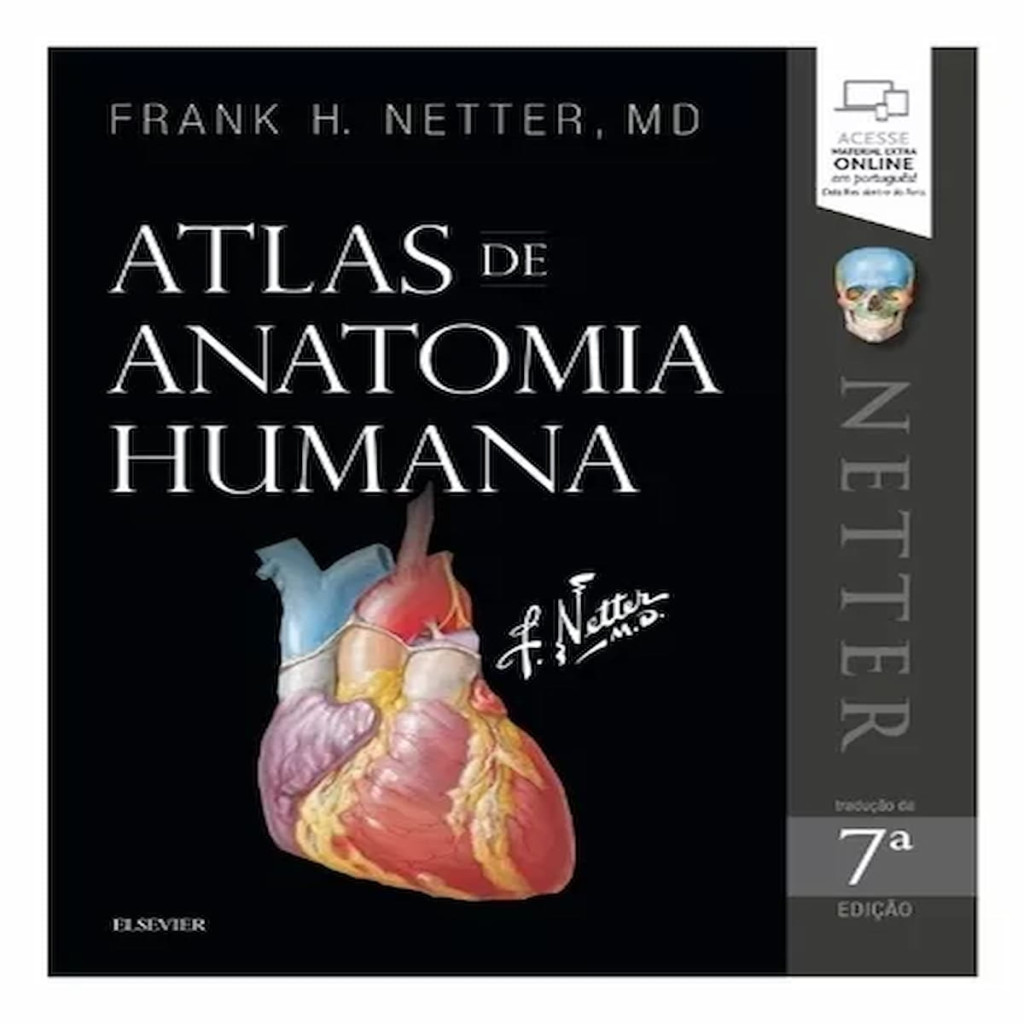 Atlas de Anatomia Humana Netter autor Frank H. Netter | Shopee Brasil