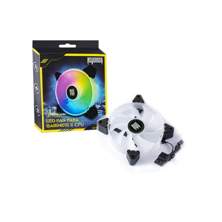 COOLER FAN 120MM LED RGB 1500RPM G-VR306 REVENGER