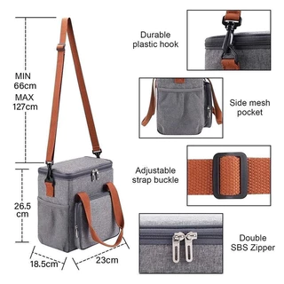 Bolsa Térmica De Grande Capacidade De Alta Qualidade Adequada Para Viagens De Piquenique Na Praia ana