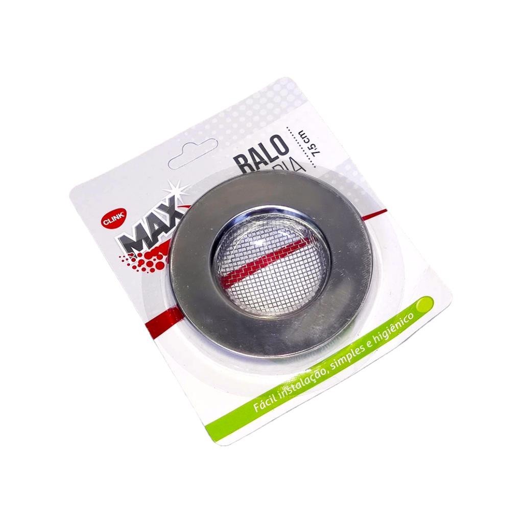 Ralo De Pia Inox Cozinha Banheiro Tampa 6,5 Cm Higienico