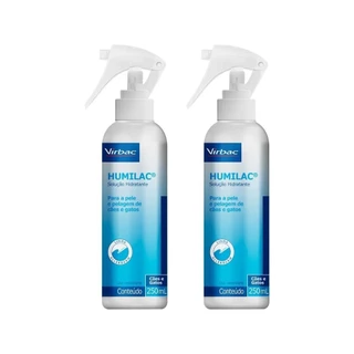 Humilac Solução Hidratante 250ml - Virbac - 2 Unidades