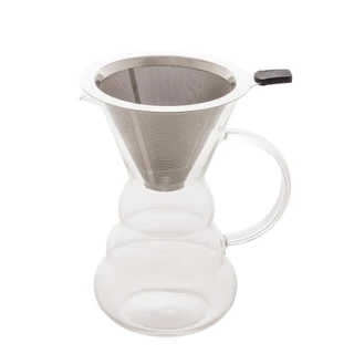 Cafeteira Lyor de Vidro Borossilicato 500ml