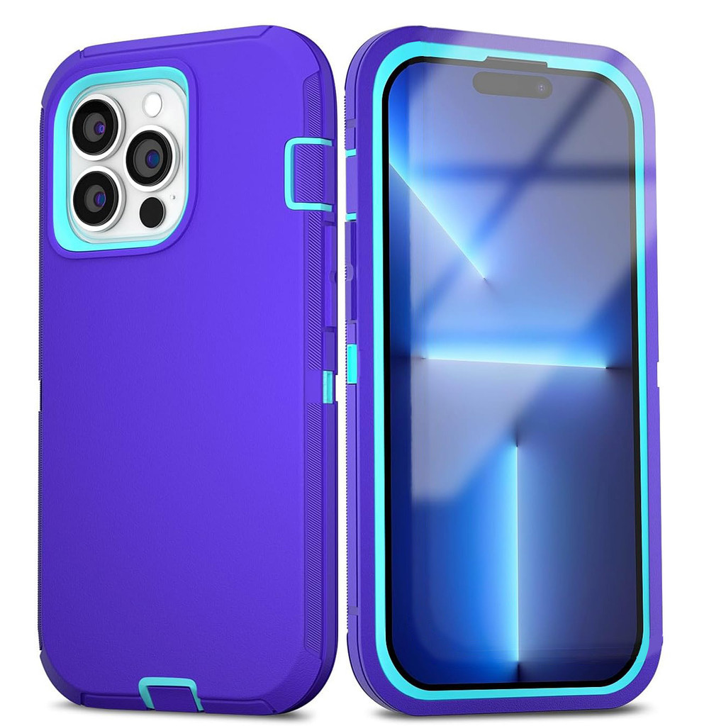 Capa De Defensor Para iPhone 14 15 Plus 13 Mini Heavy Duty Proteção De ...