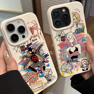 Capinha iphone 11/12/13/14/15 Pro max Marca Da Moda Marvel homem aranha Capas De Casal À Prova De Choque
