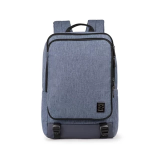 Mochila Masculina Executiva Para Notebook City Block Azul