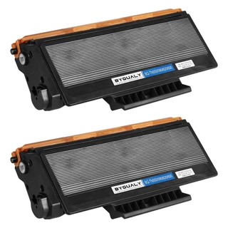 2x Cartucho Toner Preto Byqualy Compatível TN550/580/620/650