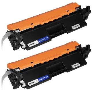 2x Cartucho Toner Byqualy C/ Chip Compativel Impressora 217A