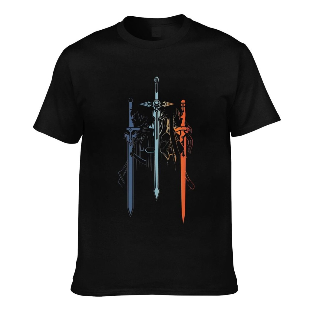 Camiseta Personalizada Masculina Kirito E Asuna Form Sword Art Online ...