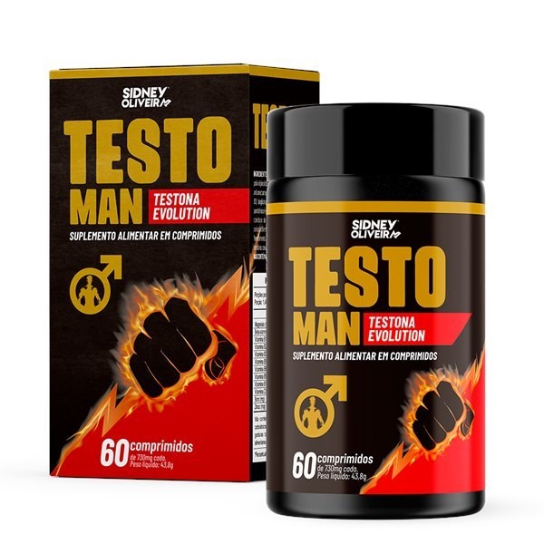 Suplemento Masculino Testo Man Natural 60 Comprimidos | Shopee Brasil