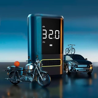 Carro Pneu Inflator Bomba de Ar Elétrica Mini Compressor Portátil Carro Moto Bike Recarregável