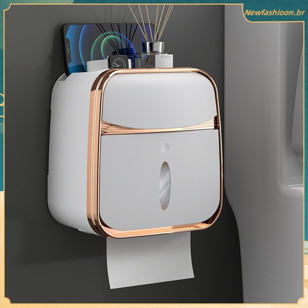 Caixa De Papel Higiênico De Parede Criativa À Prova D'água Hi