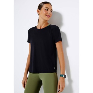 Camiseta Esportiva Feminina Com Transpasse Easy Care Hering Sports