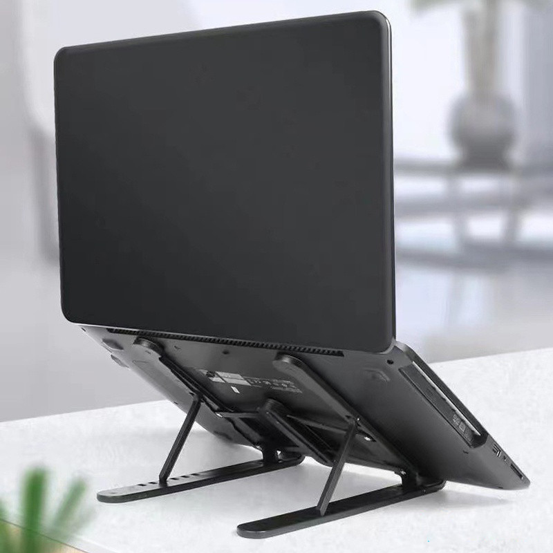 4 Estilos Suporte Base Para Notebook De Mesa Universal E Tablet Dobrável Materiais de Alumínio Portatil Preto Regulável Plástico Materiais de Alumínio Reforçado Ergonômico Porta Notbook P1