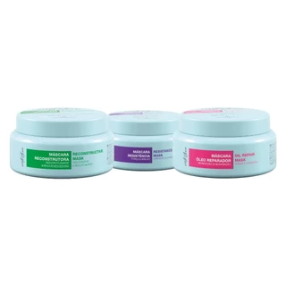 Kit Ecosmetics Nutrition Trio Máscaras 250ml