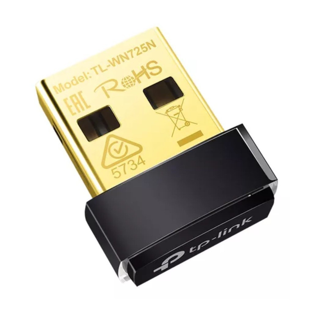 Adaptador TP-Link TL-WN725N 150 Mb Wireless USB Adapter 2.4 GHz Black