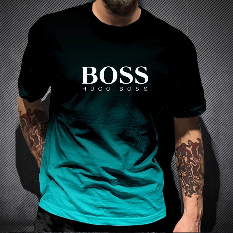 2024 Camiseta De Verão Personalizada Abstracta 3D Impressa Casual O-Neck Street Estilo Hip Hop Manga Curta