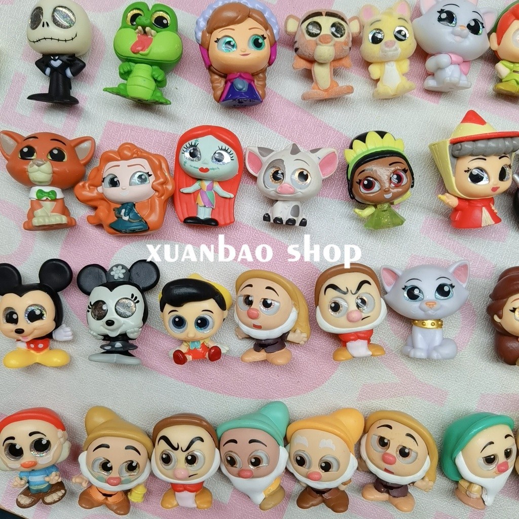 Disney Doorables Carga Empilhada A Granel Casa De Vidro Pequeno Olho Pastor Boneca Sino Mary Cat Peter Pan XU4V