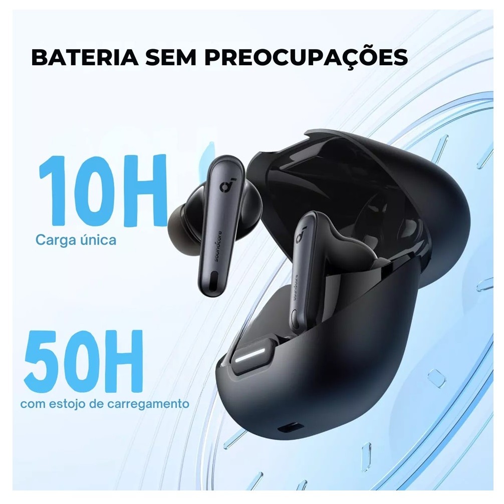 Fone de Ouvido Anker Soundcore Liberty 4 NC, Cancelamento de Ruído