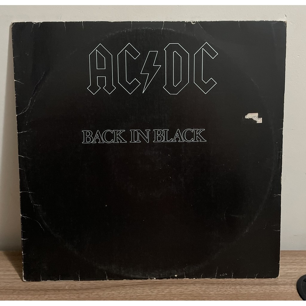 Lp - AC/DC - Back in Black | Shopee Brasil