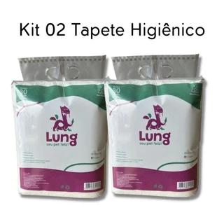 Kit 2 Tapete Higiênico Econômico 50x60 cm p/ Cachorro Pet 60 Fralda Absorvente Custo Benefício