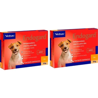 Endogard Virbac Cães 10kg - 6 Comprimidos - 2 Unidades